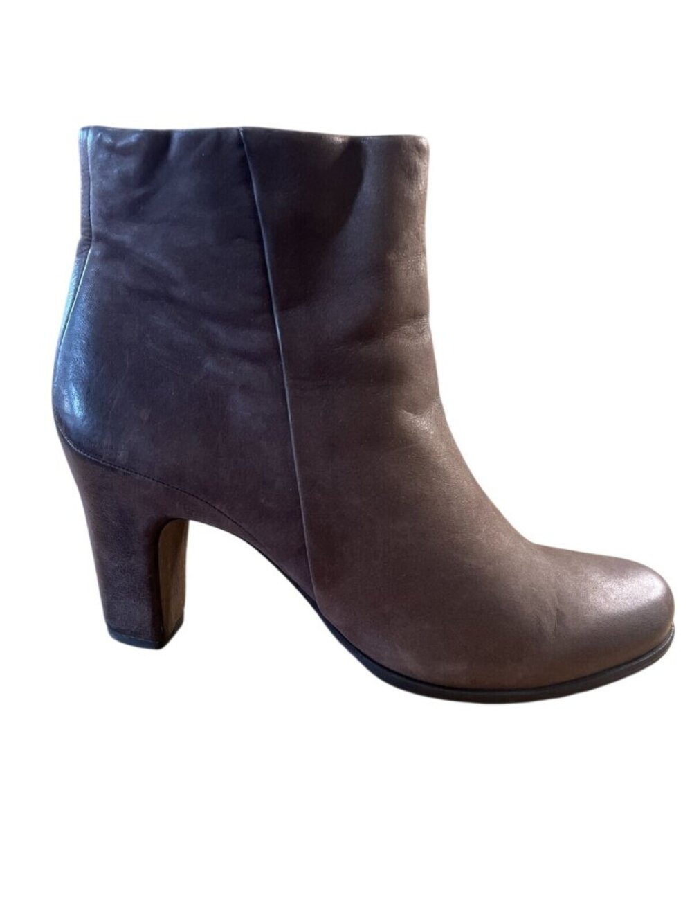Ecco Womens Ankle Leather Heels shoes Outdoor boots shoes sz 40 US 9-9.5
